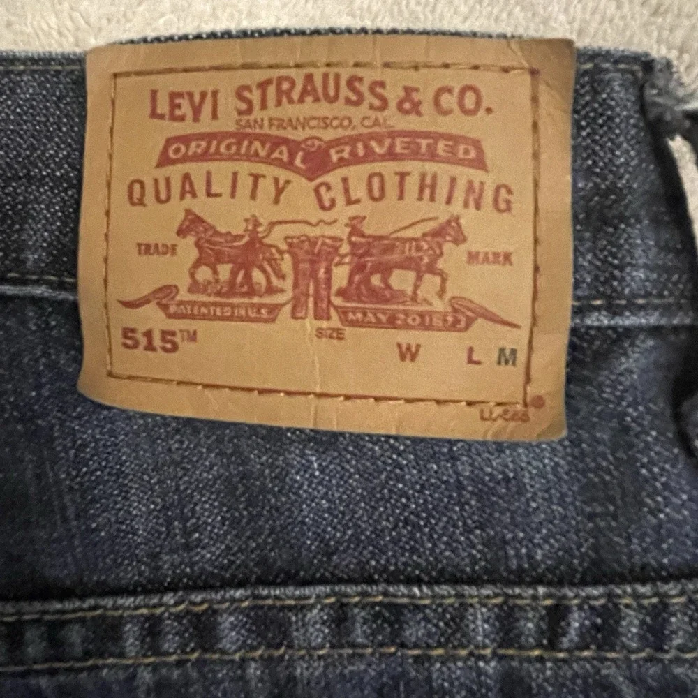 Levi's 515‎ Men's Jeans Size 34 X 30 Blue Denim Boot Leg